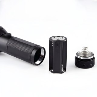 Latarka UV taktyczna metalowa na baterie 51 LED