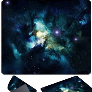 Podkładka gamingowa pod mysz na biurko 20 x 25 cm - kosmos