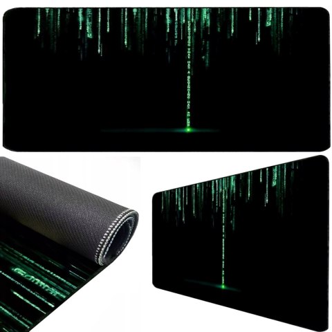 Podkładka mata gamingowa na biurko dla gracza XXL 90 x 40 cm - matrix