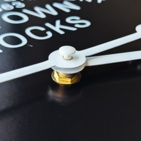 Zegar ścienny stylowy cichy LOFT śr. 50 cm