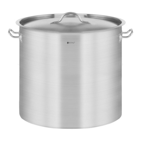 Garnek gastronomiczny z pokrywką stalowy nierdzewny do kuchenki indukcyjnej 21 L